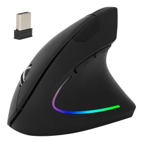 2.4G Wireless Vertical Mouse Ergonomic Optical Mice w/ 6 Buttons 3 Adjustable DPI 800/1200/1600 Levels for Laptop PC Computer