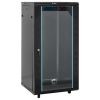 22U Network Cabinet with Swivel Feet 19" IP20 23.6"x23.6"x47.2"