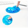 1pc Mouse Wrist Pad Comfort Gel Computer Mouse Hand Wrist Rests Support Cushion Pad,Fashion Silicone Heart-shaped Wrist Pad