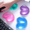 1pc Mouse Wrist Pad Comfort Gel Computer Mouse Hand Wrist Rests Support Cushion Pad,Fashion Silicone Heart-shaped Wrist Pad