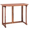 Bistro Table 35.4"x19.7"x29.5" Solid Acacia Wood