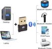 Wireless,Bluetooth 4.0 USB Dongle Adapter -  Wireless Bluetooth Transmitter Receiver for Windows 10/8 / 7 / Vista/XP Laptop PC for Bluetooth Speaker,