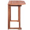 Bistro Table 35.4"x19.7"x29.5" Solid Acacia Wood