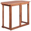 Bistro Table 35.4"x19.7"x29.5" Solid Acacia Wood