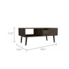 Hamburg Coffee Table, One Open Shelf, One Drawer