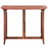 Bistro Table 35.4"x19.7"x29.5" Solid Acacia Wood