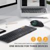 RGB Wireless Trackball Mouse Bluetooth +2.4G Rechargeable Gaming Mouse Ergonomic Thumb Control Mouse for PC Laptop iPad Mac 2022