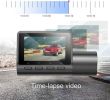 Dual Front Rear Dash Cam 2K QHD +1080p 2" Display 140° Wide Angle Monitoring Range Monitoring Dash Camerca with GPS Super Night Vision G-Sensor