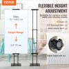 VEVOR Poster Stand, Adjustable Height Up to 75", Double-Sided Heavy Duty Pedestal Sign Holder, Floor Standing Sign Holder Banner Stand with Shock-abso