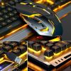 Premium Metal Gaming Keyboard and Mouse Set by Ninja Dragons V1X