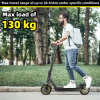 electric scooter.  45 km/h speed 500W motor portable folding load 130kg climb 25° range 35-45km LED MOOD lighting