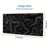 Abstract Line Large Gaming E-sports Computer Oversized Extended Thickened Mouse Pad, Desktop Mat Desk Pad, Non-slip Mouse Pad, Washable Rubber Materia