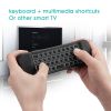 Rii MX6 2.4G Mini Wireless Keyboard Remote Control for Computer, TV, Android Set Top Box