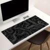 Abstract Line Large Gaming E-sports Computer Oversized Extended Thickened Mouse Pad, Desktop Mat Desk Pad, Non-slip Mouse Pad, Washable Rubber Materia