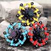 Deformable Fidget Robot, Deformable Fingertip Gyro, Kids DIY Deformable Robot Fingertip Spinner, Spinning Vent Chain Fidget Toys Creative Decompressio