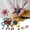 Deformable Fidget Robot, Deformable Fingertip Gyro, Kids DIY Deformable Robot Fingertip Spinner, Spinning Vent Chain Fidget Toys Creative Decompressio