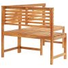 Patio Corner Bench 55.1" Solid Acacia Wood