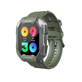 Multi-scene Sports Mode Weather Music Watch (Color: Green)