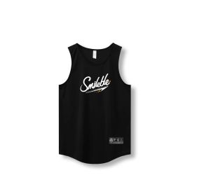 Loose Men Running Vest 2022 Outdoor street basketball Gym Sleeveless Letter Print Shirt Quick Dry Fitness Bodybuilding Tank Tops (Color: 870 vest16, size: XXL)