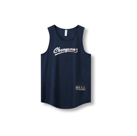 Loose Men Running Vest 2022 Outdoor street basketball Gym Sleeveless Letter Print Shirt Quick Dry Fitness Bodybuilding Tank Tops (Color: 870 vest14, size: 4XL)