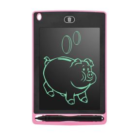 LCD Handwriting Board Children's Writing LCD Drawing Graffiti (Color: Pink)