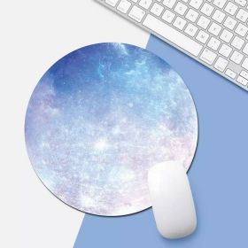 Space Round Mouse Pad PC Gaming Non Slip Mice Mat For Laptop Notebook Computer Gaming Mouse Pad (Model: Mercury)