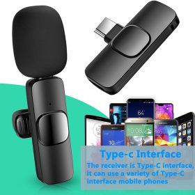 Wireless Lavalier Lapel Microphone For IPhone IPad Professional Wireless Clip Mic - Cordless Omnidirectional Condenser Recording Mic For Interview Vid (Model: IOS)