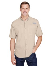 Men's Tamiami™ II Short-Sleeve Shirt - WHITE - M (Color: FOSSIL, size: XL)