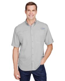 Men's Tamiami™ II Short-Sleeve Shirt - WHITE - M (Color: COOL GREY, size: L)