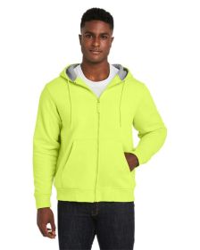 Men's ClimaBloc™ Lined Heavyweight Hooded Sweatshirt - SAFETY YELLOW - 5XL (Color: SAFETY YELLOW, size: M)