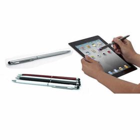 Aristocrat 2 in 1 stylus pen with built in pen and stylus (Color: Black)