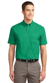 Port Authority Tall Short Sleeve Easy Care Shirt TLS508 (Color: Court Green, size: LT)