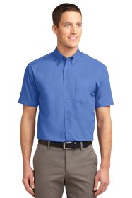 Port Authority Tall Short Sleeve Easy Care Shirt TLS508 (Color: Ultramarine Blue, size: 4XLT)