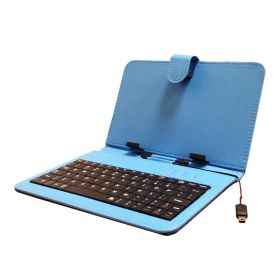 Supersonic 7" Tablet Keyboard and Case (Color: Blue)