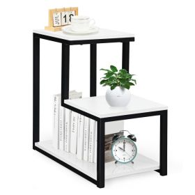 Living Room Decor Multi Usage Modern End Table Sofa Side Table (Color: White, Type: Side Table)