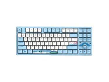 Dareu A87 Spring Swallow Theme 87 Keys Compact Layout Mechanical Gaming Keyboard;  Cherry MX Switch;  PBT Keycaps (Switch: Red)