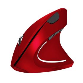 Wireless Vertical Mouse (Color: Red)