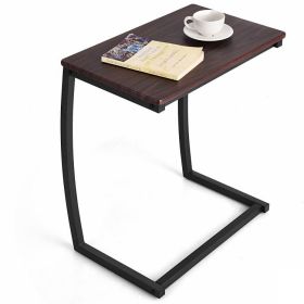 Living Room Decor Multi Usage Modern End Table Sofa Side Table (Color: Coffee, Type: Side Table)